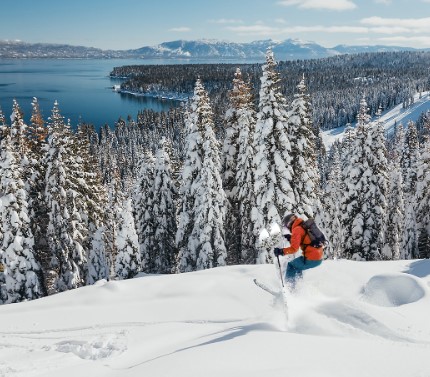 Skier, Lake Tahoe