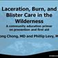 Laceration, Burn, and Blister Care in the Wilderness